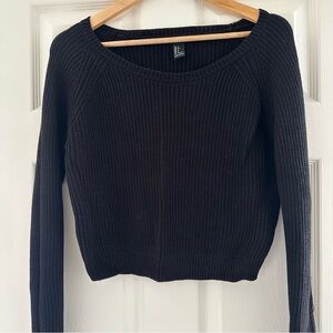 Forever 21 Black Crew Neck Sweater